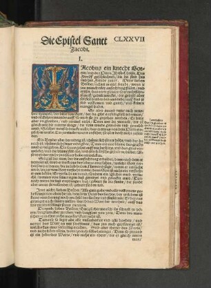 Die Epistel Sanct Jacobi.