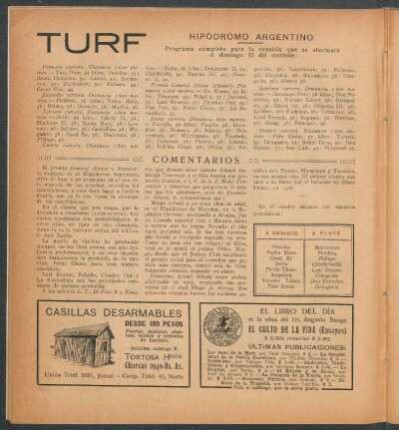 Turf - Hipódromo argentino