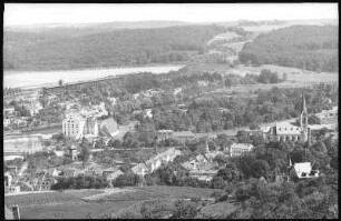 Bad Kösen. Blick auf Bad Kösen