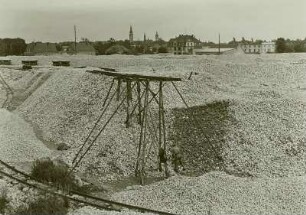 Strehlen (Niederschlesien), Granitbrüche, Kleinpflasterlager