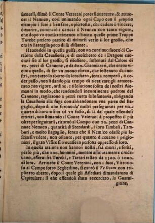 Giornale ... Dal Campo Cesareo .... 20, ... a Waitz in data delli 21. Ottobre 1686