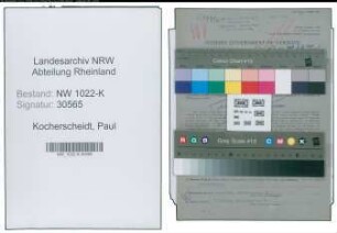 Entnazifizierung Paul Kocherscheidt , geb. 24.06.1904 (Bauarbeiter)