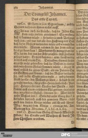 Der Evangelist Johannes.