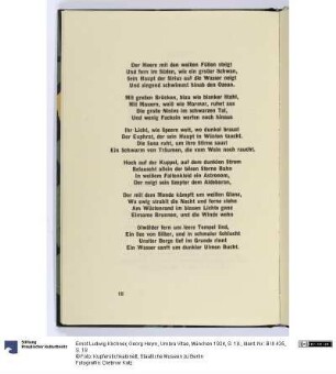 Georg Heym, Umbra Vitae, München 1924, S. 18.