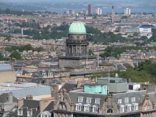 Übersicht : Stadtübersicht Edinburgh, Westend. Aufgenommen im Juni 2005. Foto Uwe Gerig