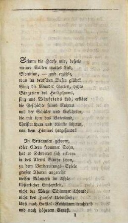 Leben und Wirken Winfried's Bonifacius, des Apostels der Deutschen und Stifters der Fuldaischen Kirche