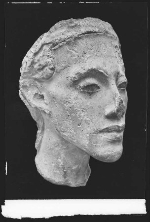 Berlin. Staatliche Museen, Ägyptisches Museum, Gipsmodellkopf Amenophis IV.