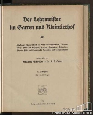 23: 1925. Jg. 23
