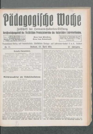 Militäranwärter als Volksschullehrer
