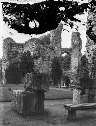 Trier. Kaiserthermen (301/315 begonnen). Caldarium. Süd-Apsis von Südosten