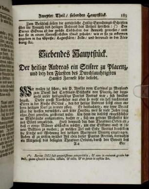Siebendes Hauptstück.