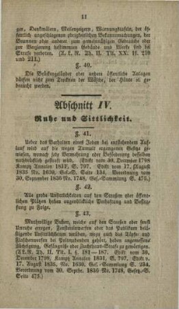 Abschnitt IV