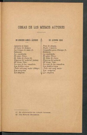 Obras de los mismos autores