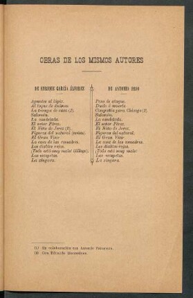 Obras de los mismos autores