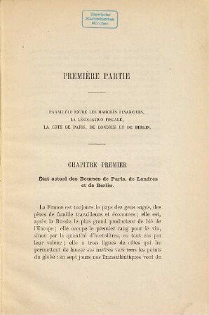 Du relèvement du marché financier français par Jacques Siegfried et Raphaël-Georges Lévy