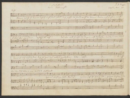 Lebewohl; V, pf; a-Moll; H 236,1