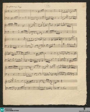 Fugues - WK Mus.Ms. 60 : pf; C