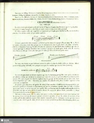 Chapitre II. (Instrumens à cordes)