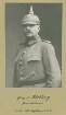 Georg von Körbling, Generalleutnant, Kommandeur der 202. Infanterie-Division 1918 in Uniform, Pickelhaube mit Orden