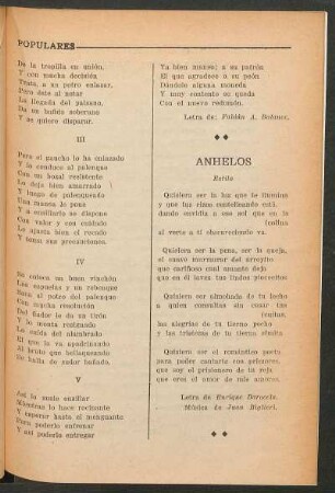 Anhelos : Estilo