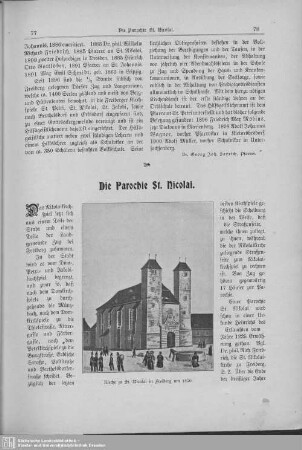 Die Parochie St. Nicolai