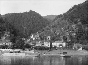 Blick über die Elbe nach Schmilka