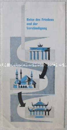 Bild-Leporello zur Reise von Otto Grotewohl in verschiedene Länder Asiens und Afrikas im Januar 1959