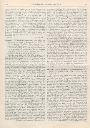 278-279 [Rezension] Matagrin, Amédée, Histoire de la tolérance religieuse. Evolution d’un principe social