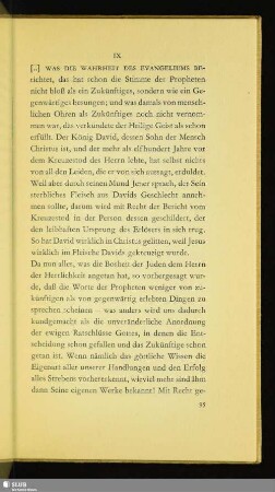 IX [...] Was Die Wahrheit Des Evangeliums ...