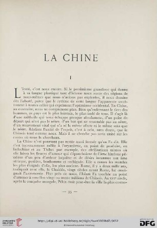 La Chine
