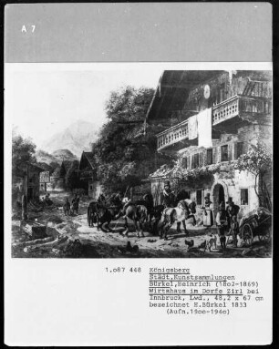 Wirtshaus im Dorfe Zirl bei Innsbruck