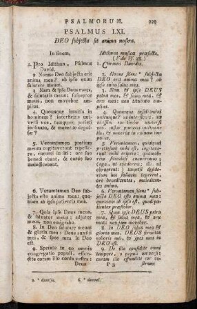 Psalmus LXI. Deo subjecta sit anima nostra. - Psalmus LXXVII. Psalmus iste ea continet[...]