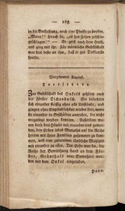 Vierzehentes Kapitel. Fortsetzung.