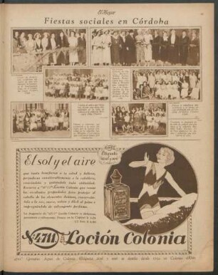 Fiestas sociales en Córdoba