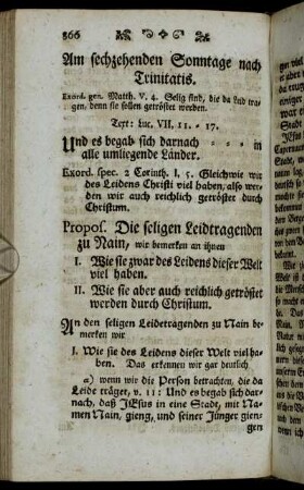 Am sechzehenden Sonntage nach Trinitatis.