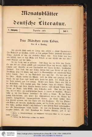 Heft 3. - Dezember 1905.