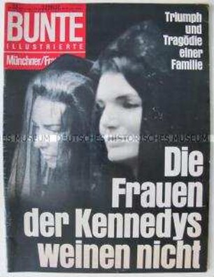 Wochenzeitschrift "Bunte Illustrierte" zur Beisetzung von Robert Kennedy