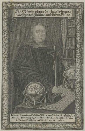 Bildnis des Iohann Henricus Calisius