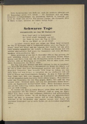 Schwarze Tage