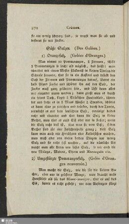 Süße Sulzen (Des Gelées)