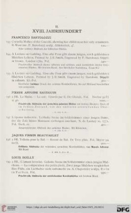 II.) XVIII. Jahrhundert (Nr. 193 - 293)
