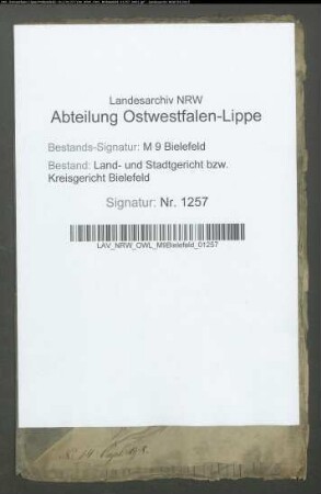 Sonstige: Brune, Friedrich Wilhelm: