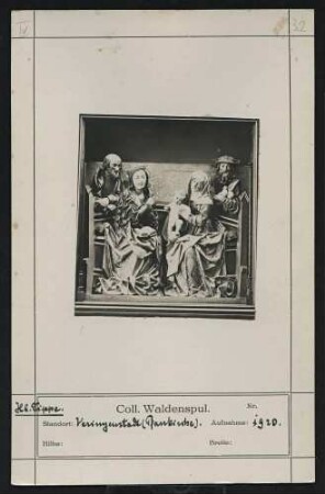 Hl. Sippe Standort: Veringenstadt (Pfarrkirche)