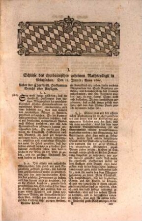 Sammlung des baierischen Münzrechts, Dritter Band. Von 1665. bis 1765.