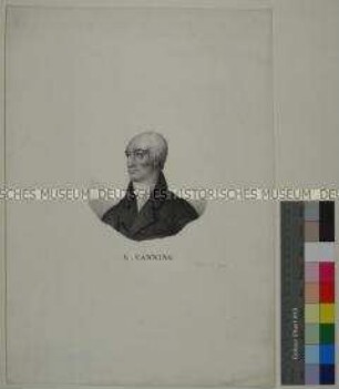 Bildnis des britischen Politikers George Canning