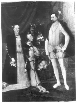Kaiser Maximilian II. mit seiner Familie
