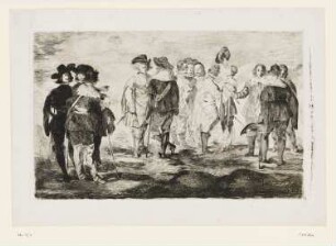 Kleine Kavaliere, aus: "Edouard Manet: eaux-fortes"