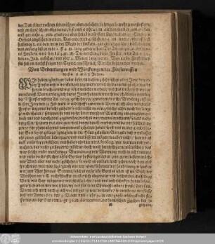 Von Bedeutungen und Wirckungen der Finsternissen dieses 1603. Jahrs.
