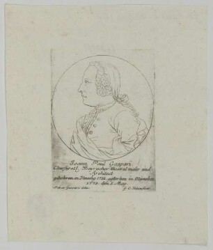 Bildnis des Joann Paul Gaspari
