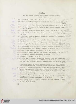 Antiken (Nr. 398-485)